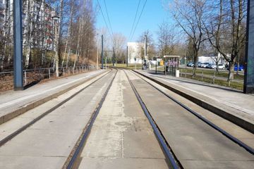 Straßenbahnhaltestelle Ernst-Wabra-Straße Chemnitz